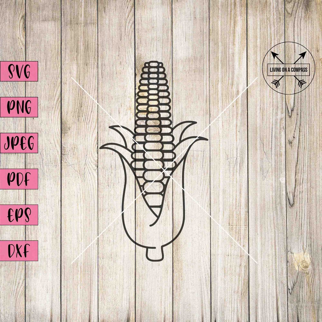 Rustic Corn Svg Corn Svg Corn Clip Art Vegetable Svg Vegetable Signs - Etsy Ireland
