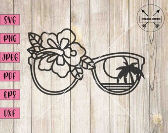 Strandzonnebrillen svg, zonnebrillen svg, zonnebrillen clipart, strand svg, strand png, strand clipart, zomer svg, zomer clipart, surf svg, cricut