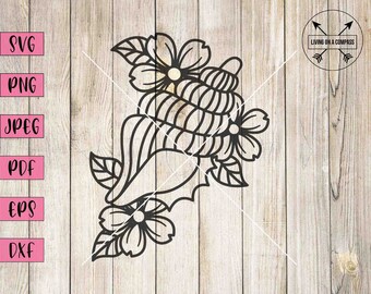 Shell svg, shell png, shell wall art, shell art, shell print, seashell svg, seashell wall art, seashell clipart, beach svg, laser cut files