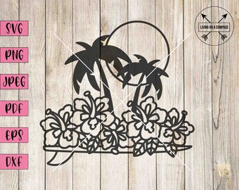 Surfboard svg, floral surfboard, surfboard clipart, surfboard wall art, surfboard print, surf svg, surf clipart, surfer vector, beach decal