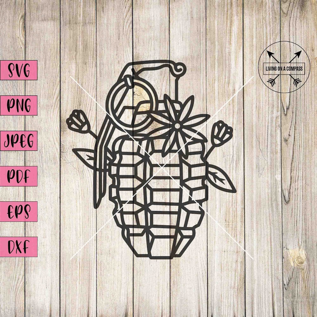 Grenade Svg, Grenade, Grenade Art, Laptop Stickers Miilitary, Military ...