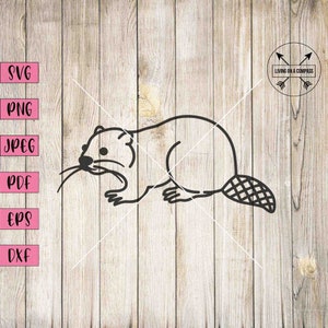 Beaver svg, beaver png, beaver clipart, animal svg, animal clipart, animal decal, cute animal svg, cute animal clipart, animals clipart, png