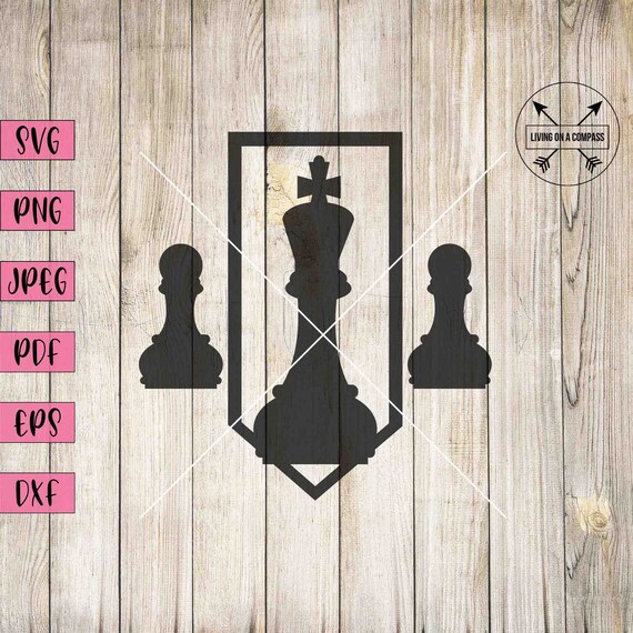 Chess svg, king chess piece, game svg, chess king, game clip art, gaming  decor, game decor, gaming prints, gaming wall art, king svg, cricut