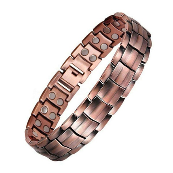 COPPER Magnetic Energy Balance Therapy Stress anxiety arthritis pain relief healing Bracelet For Men And Women - Great as Gifts