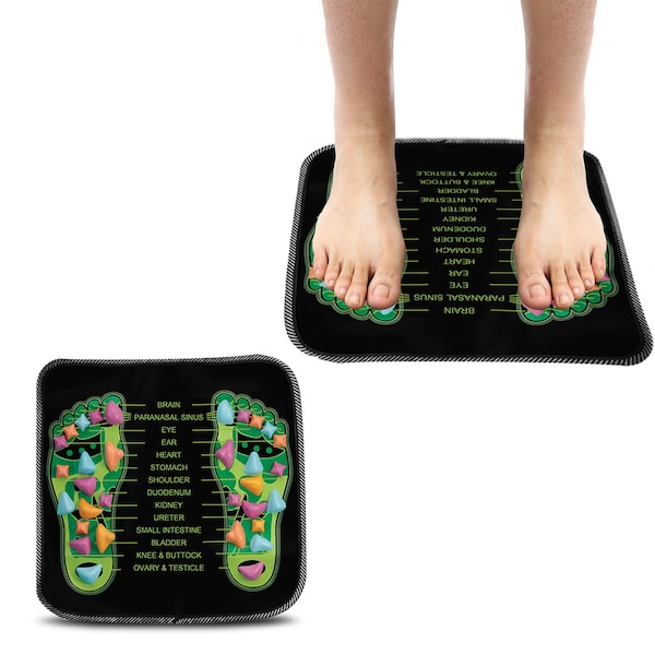 Soulagement de la douleur relaxant guérison neuropathie récupération fasciite plantaire tapis de massage portable