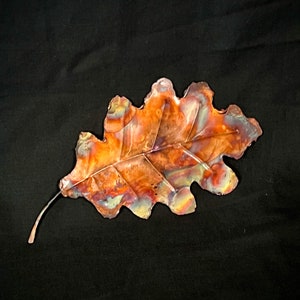 Copper Oak Leaf