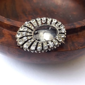 1920s Art deco small rhinestone dress clip, Art deco dress clip, Art deco small dress clip, dress clip, for a collector, for a birthday gift