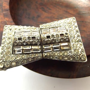 1920s Art deco rhinestone paste buckle, antique buckle rhinestone, 1920s Art deco buckle, antique 1920s buckle, for a gift, for mum