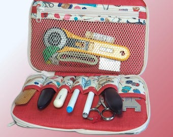 Organizer voor naaihulpmiddelen - etui pdf-patroon – Keep It Sorted