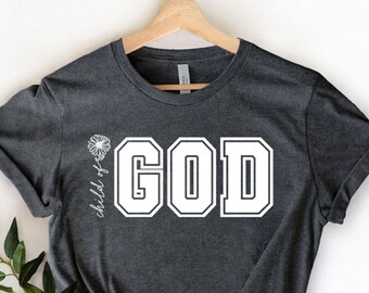 Chemise enfant de Dieu, chemise Jésus est roi, chemise chrétienne pour homme, chemise verset de la Bible, chemise écriture sainte, streetwear chrétien, chemise Faith,