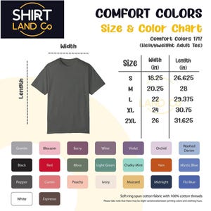 Comfort Colors® Ghost Reading Book Halloween T-Shirt – Spooky Season Girly Apparel image 17