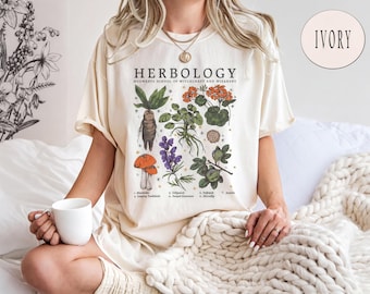 Comfort Colors® Plant Lover Shirt: Herbology and Magical Herbs - Soft Cotton Tee