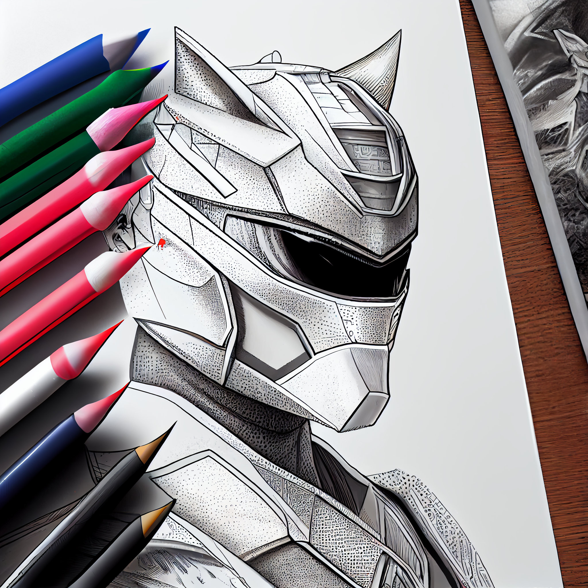 Power up Your Creativity: 50 Dynamic Power Rangers Coloring Pages