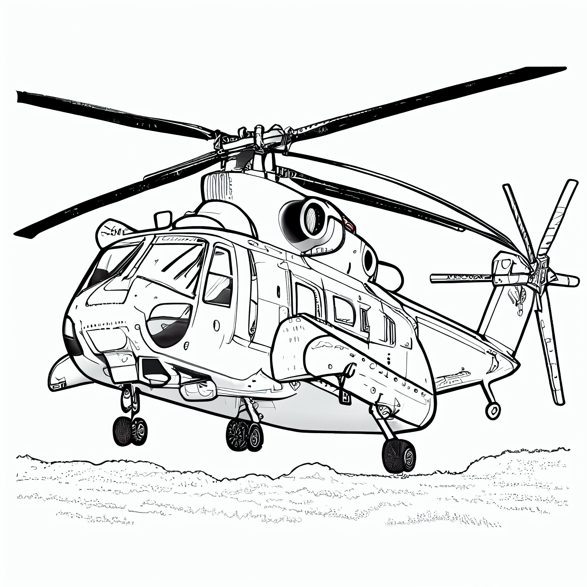 Army Helicopter Coloring Pages - Il Fullxfull.4562325526 Auu3