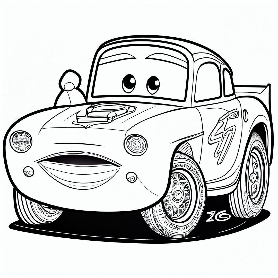 30 Fun Cars: Coloring Pages for Kids Explore Vehicles and Boost