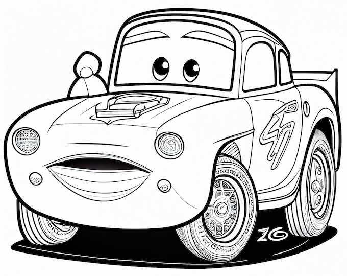 30 Fun Cars: Coloring Pages for Kids - Explore Vehicles and Boost ...