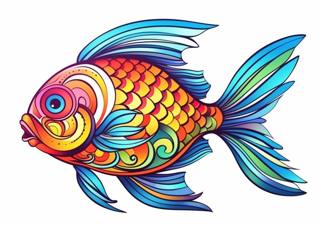 33 Rainbow Coloring Pages - Instant Download - Print & Paint - DIN A4