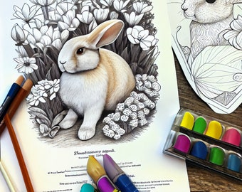 Hoppy Easter Coloring Pages: 30 Fun and Egg-citing Designs for Kids and Adults to Celebrate the Joy of Springtime!