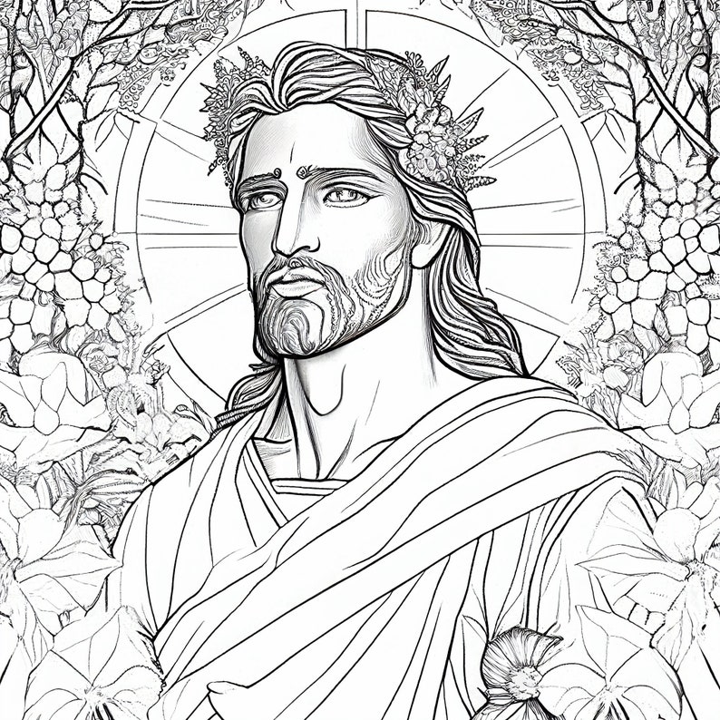 JESUS CHRIST Coloring Pages for - Il 794xN.4469806536 7uwm 