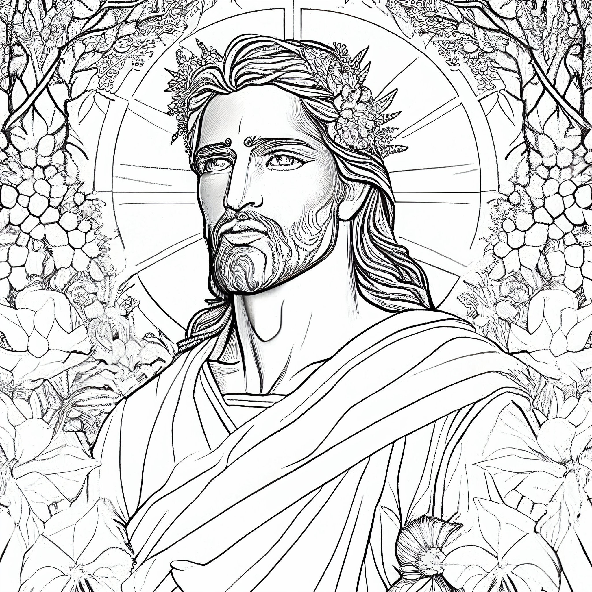 Jesus Coloring Pages One For All