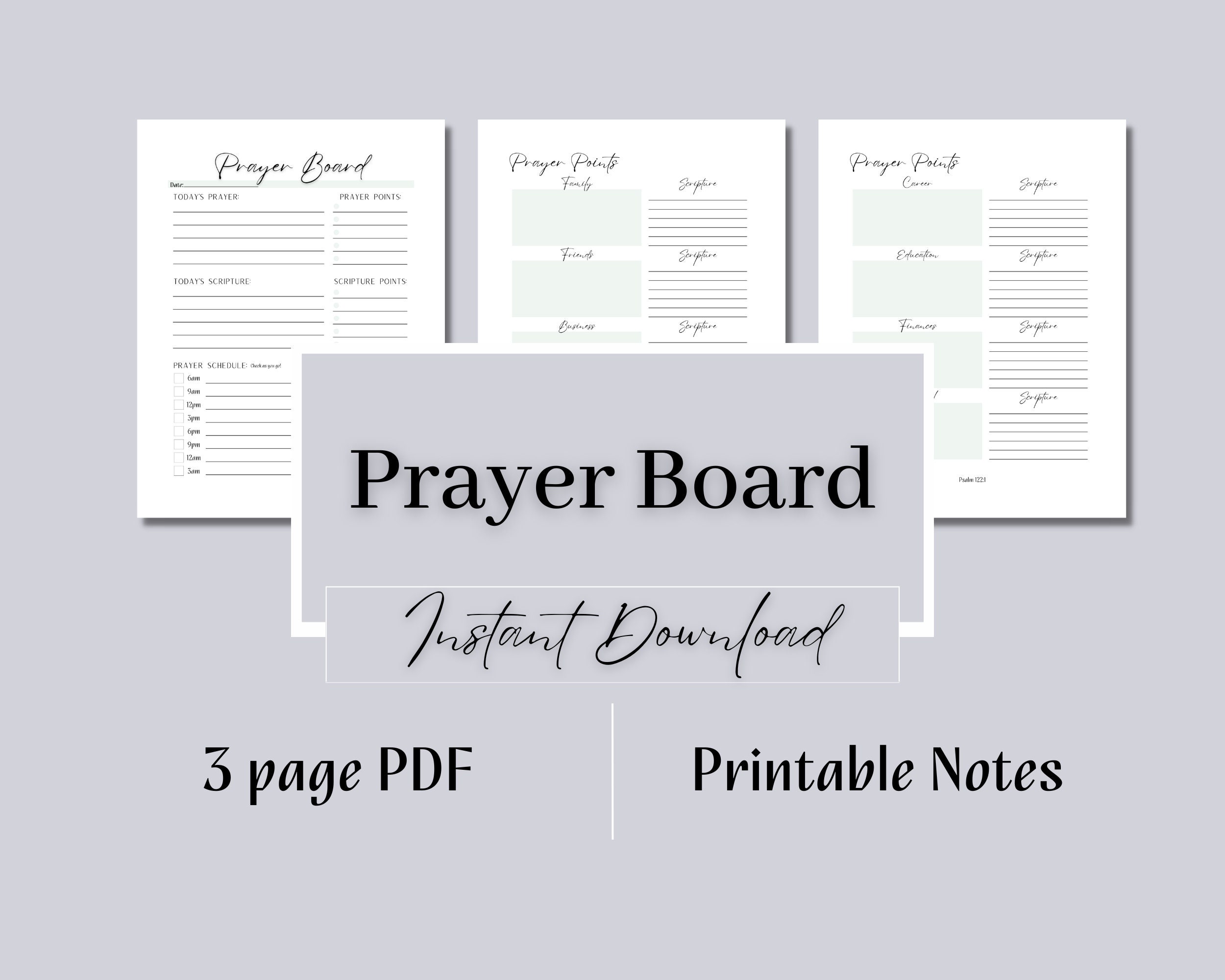 Editable Prayer Board, Prayer Board Kit, Prayer Board Printable, Vision  Board Words, Prayer Request, Prayer Cards, Answered Prayers