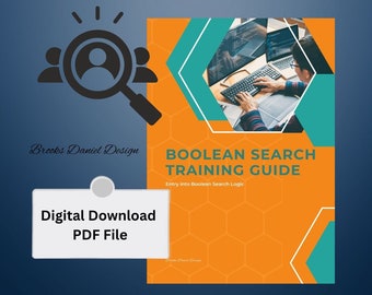 Boolean Search Training Guide and Basic Boolean PowerPoint | recruiter | recruiting | recruitment | ebook | course | PDF | Instant Downloads