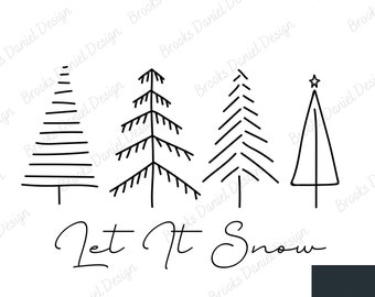 Merry Christmas Svg PNG, Christmas Trees, Christmas Shirt Svg, Cricut Cut File, Digital Print, Christmas Shirt Design, Digital Download