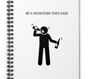 Recruiter Gift | Funny Recruit Gift Idea For Men And Women | Office Team Recruiter | Project Recruiter Coordinator Appreciation Present Idea