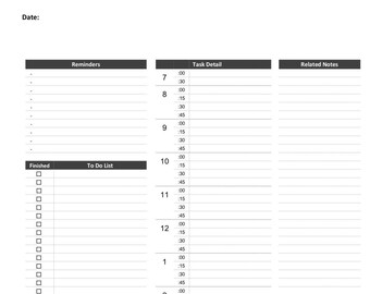 Digital Daily Recruiter Planner | Sales Planner | Recruiting | Recruiter | Account Manager | Planner