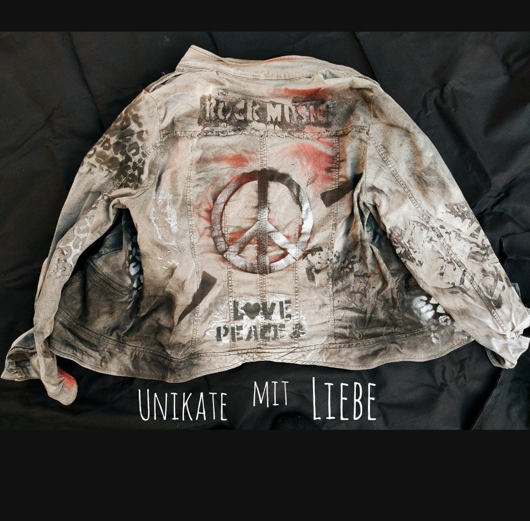Upcycled Poncho Style Rock & Roll TShirt JJ main image 1