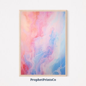 Neon Art Print | Contempoary Art | Instant Art Print | Geometric Wall Art Neon | Abstract Painting | Printable Wall Art | Digital Download