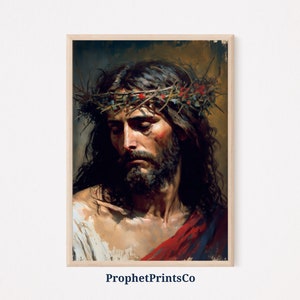 Impressão do poster do Jesus Cristo do vintage de &lt;br&gt; Entrega Rápida? Arte de parede cristã | Presente de Páscoa Original | Decoração de casa católica | Arte de parede para impressão | DOWNLOAD DIGITAL
