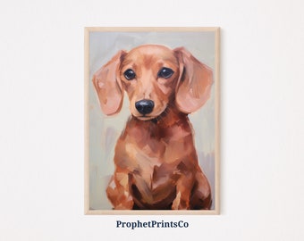 Impresión Dachshund / Dachshund imprimible / Arte del baño / Arte de la pared del perro / Perro Wiener / Regalo Dachshund / Arte de pared imprimible / Descarga digital