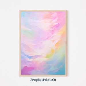 Neon Art Print | Contempoary Art | Instant Art Print | Geometric Wall Art Neon | Abstract Painting | Printable Wall Art | Digital Download