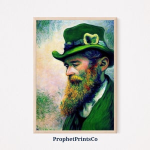 Saint Patricks Day Poster Print | Modern Green Wall Art | St Patricks Day Gift | Irish Home Décor | Printable Wall Art | DIGITIAL DOWNLOAD