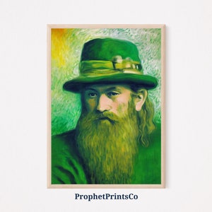 Saint Patricks Day Poster Print | Modern Green Wall Art | St Patricks Day Gift | Irish Home Décor | Printable Wall Art | DIGITIAL DOWNLOAD