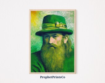Saint Patricks Day Poster Print | Modern Green Wall Art | St Patricks Day Gift | Irish Home Décor | Printable Wall Art | DIGITIAL DOWNLOAD
