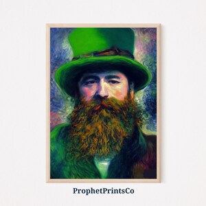 Saint Patricks Day Poster Print | Modern Green Wall Art | St Patricks Day Gift | Irish Home Décor | Printable Wall Art | DIGITIAL DOWNLOAD