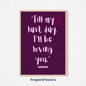 Romantic Quote Poster Print | Love Couples Wall Art | Valentines Day Gift | Relationship Home Décor | Printable Wall Art | DIGITIAL DOWNLOAD