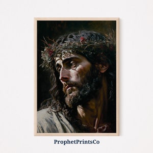 Impressão do poster do Jesus Cristo do vintage de &lt;br&gt; Entrega Rápida? Arte de parede cristã | Presente de Páscoa Original | Decoração de casa católica | Arte de parede para impressão | DOWNLOAD DIGITAL