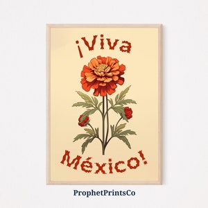 Viva Mexico Mexican Wall Art | Latino Wall Art | Aesthetic Mexico Poster | Mexican Exhibition Art | Printable Wall Art | Digital Download