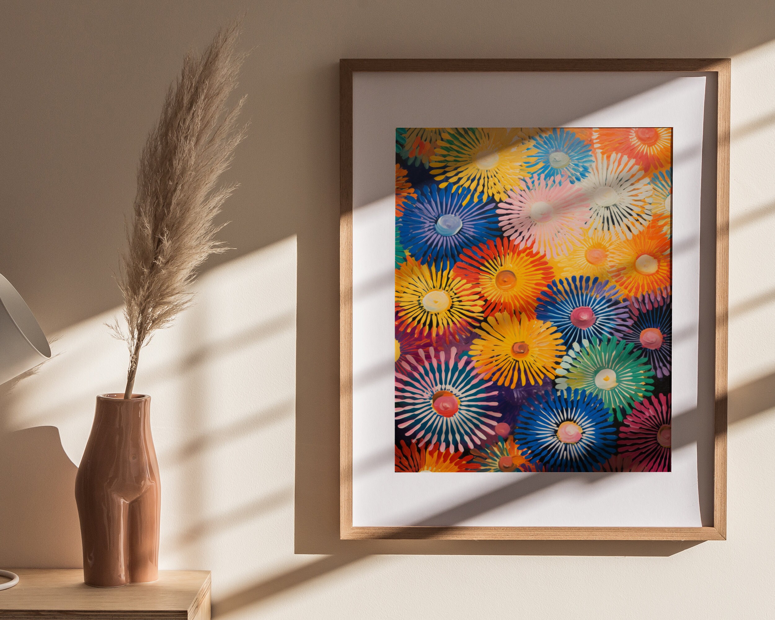 1960s Abstract Poster Print | Retro Abstract Wall Art | Vintage 60s Art ...