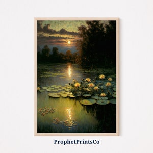 Enlightenment Oil Painting Poster Print | Spiritual Wall Art | Spiritual Gift | Yoga Art Home Décor | Printable Wall Art | DIGITIAL DOWNLOAD