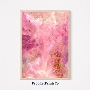 Pink Abstract Poster Print | Contemporary Wall Art | Pink Lover Gift | Pink Pastel Boho Home Décor | Printable Wall Art | DIGITIAL DOWNLOAD