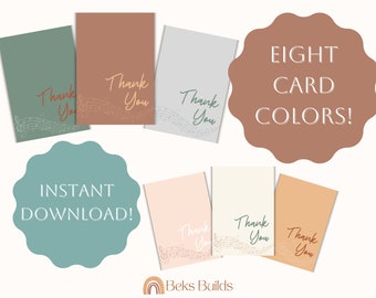 Musiknote Dankeskarten, Orchestergeschenk (Digitaler Download)