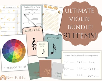 Ultimatives Violin-Musik-Anfänger-Bundle (Digitaler Download)