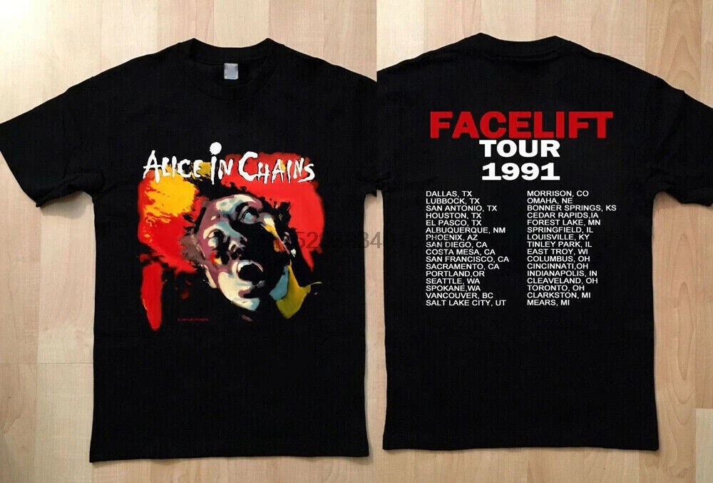 Shirt Alice Chains   Etsy Canada