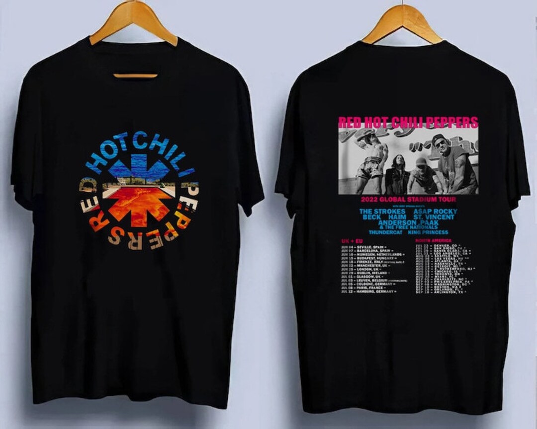 Red Hot Chili Peppers Tour 2023 Shirt, Red Hot Chili Peppers Tshirt, Red Hot Chili Peppers Tank