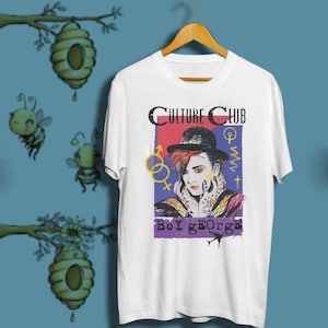 Boy George With Culture Club Shirt, Boy George Tee, Boy George Shirt, Culture Club Tank Top, Culture Club Unisex Shirt, Culture Club Tee