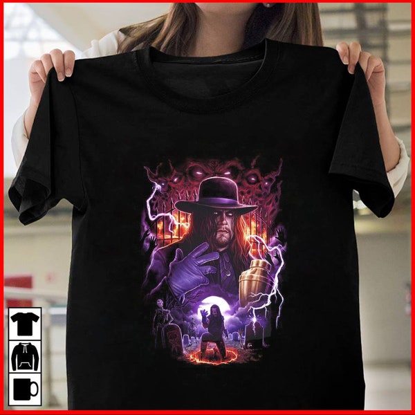 Undertaker "Hell's Gate" Shirt, Undertaker Vintage Shirt, Undertaker Tee, Undertaker Retro Shirt, Undertaker Tank Top, Undertaker Sweatshirt
